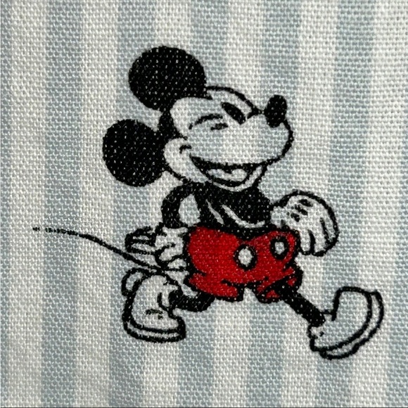 Disney Mickey Mouse Striped Button Down Shirt Mickey’s Moods - Size XL - Picture 5 of 12
